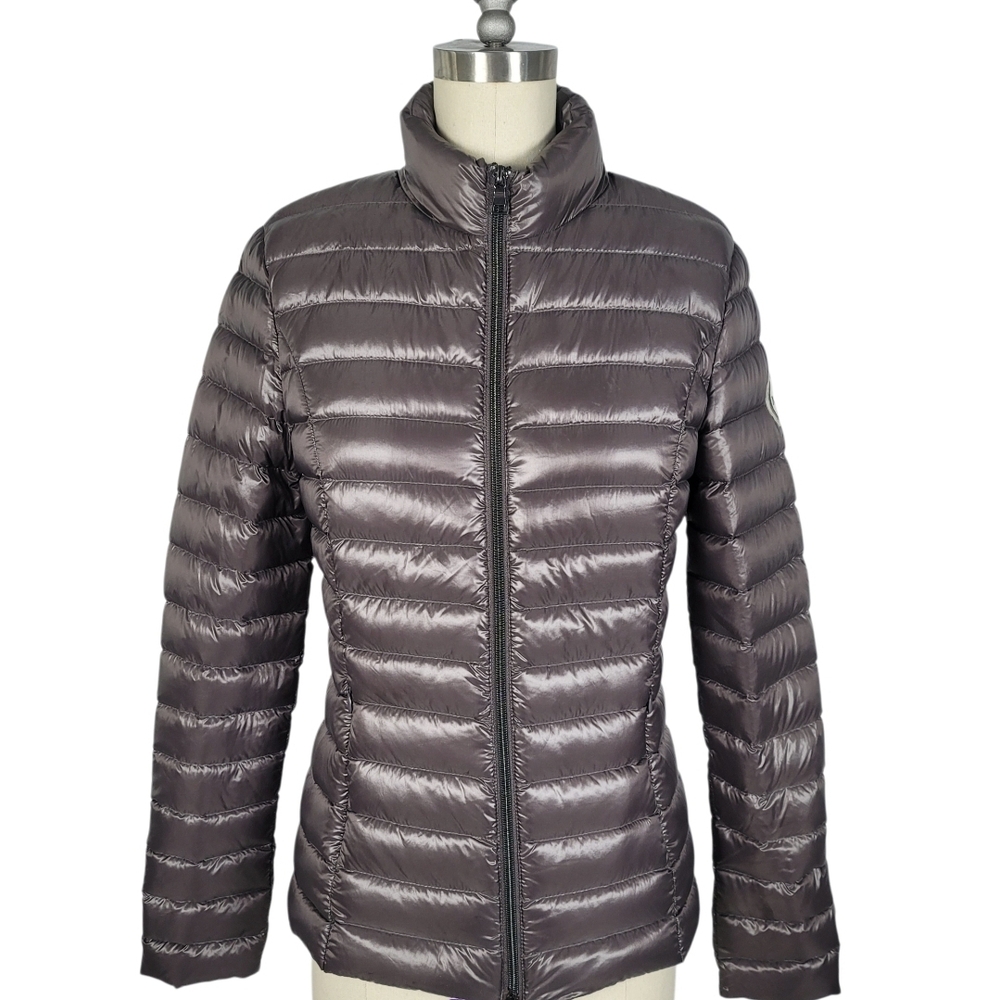 No.1 Como Slate Grey Puffer Jacket Womens Small